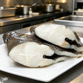 Fresh Skin-On Halibut Steak Cuts